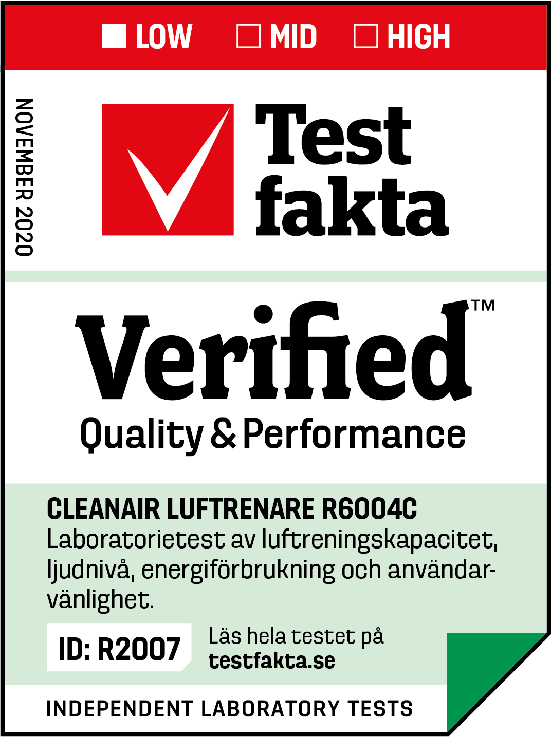 Verified Quality & Performance